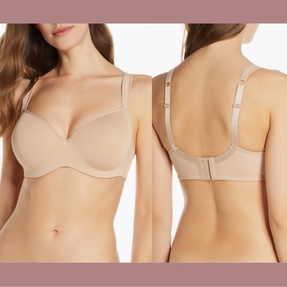 NWT $69 Le Mystère [ 40DD 40E ] Dream Tisha Underwire‎ T-Shirt Bra in Nude - Picture 1 of 13